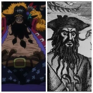 Real life pirate Edward Teach inspired Blackbeard from One Piece