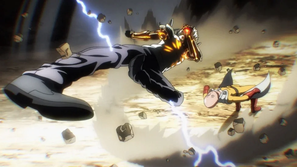 Saitama Vs Cosmic Garou Clash [Fan-Animation], Blast save Earth